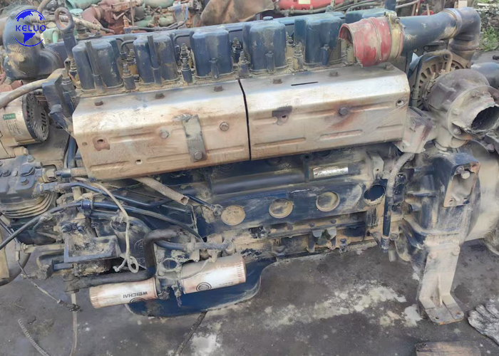 Shacman Truck Parts 6-Cylinder Second-Hand Motor Weichai Wp12.380e32 Used Engine Assembly