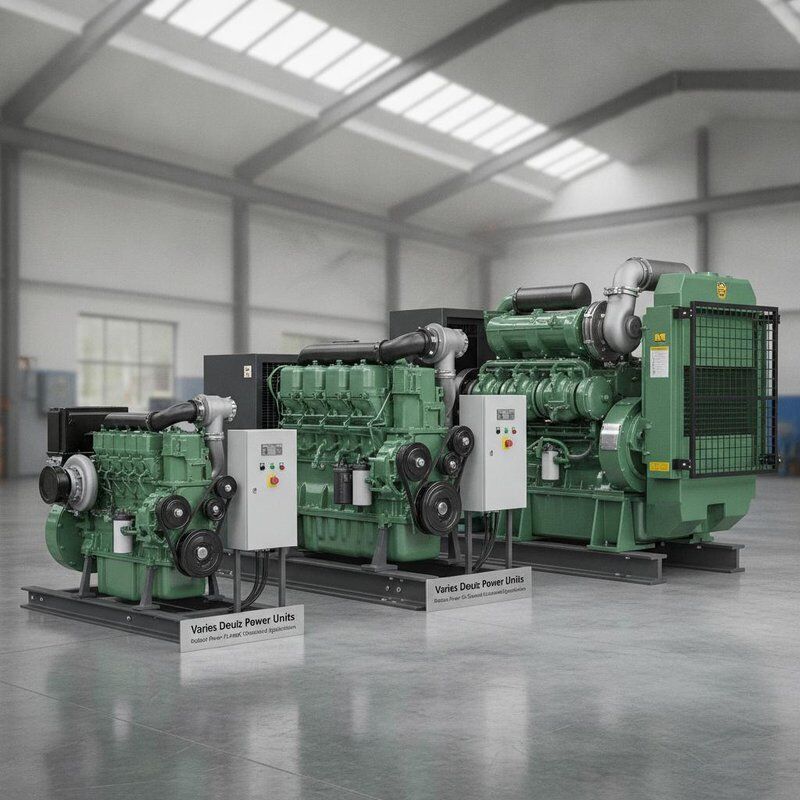 Varies Deutz Engine 70 to 400 KW Robust Power Units Designed for Construction Equipment and Industrial Applications